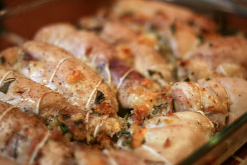 Mario Batali stuffed chicken legs braciole di pollo