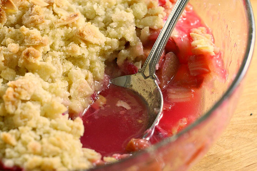 Rhubarb Crumble