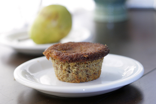 Pear Almond Gluten Free Muffins