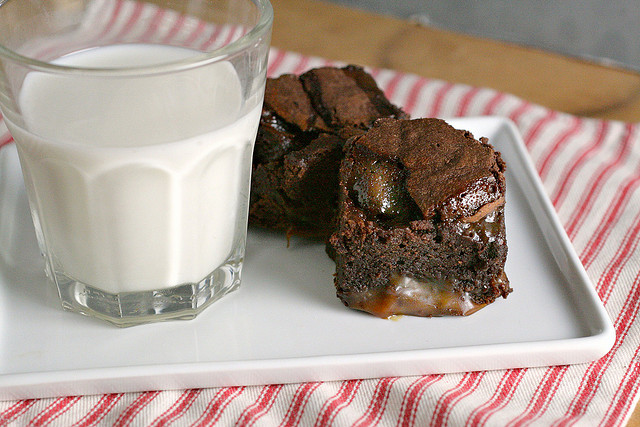 Bacon Chocolate Salted Caramel Brownies Salty Sweet