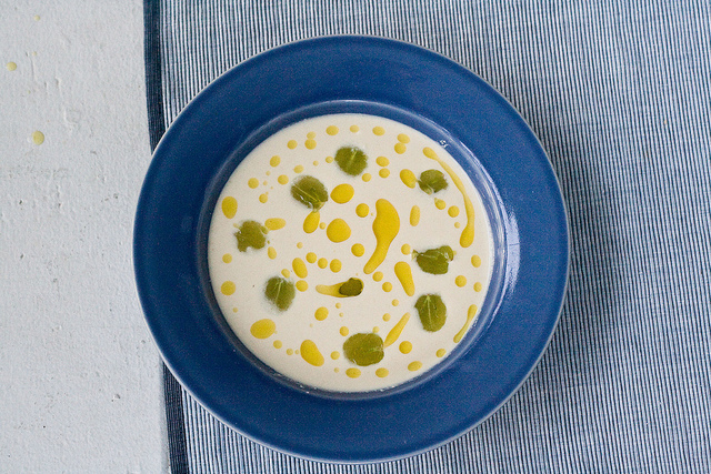 Almond and  Garlic Gazpacho