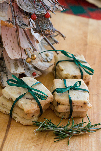 Rosemary Pine Nut Cookies