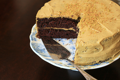 Chocolate Pistachio Cake