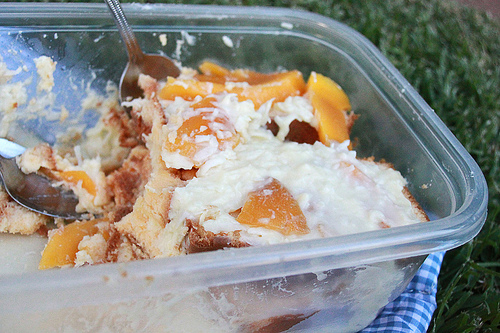 Coconut Mango Rum Trifle