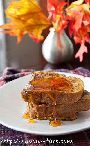 Pumpkin Pie French Toast