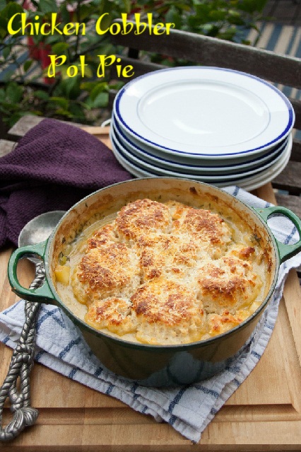 Chicken Pot Pie with Biscuit topping