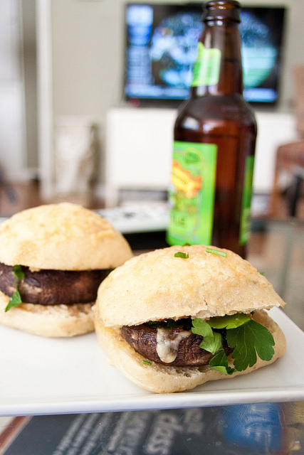 Vegetarian Sliders super bowl food