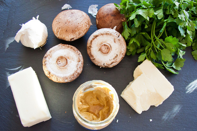 Garlic Butter Mushroom Sliders