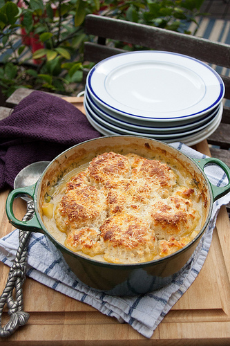 Chicken Cobbler Pot Pie