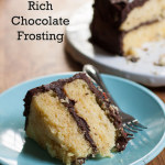 Yellow Cake with Chocolate Frosting