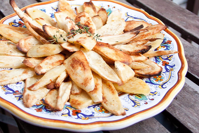 Roasted Parsnip Chips