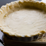 Easy Pie Crust and Maple Walnut Pie